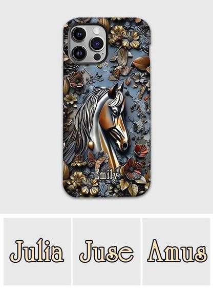 Personalized Stunning Horse Full Print Phone Case