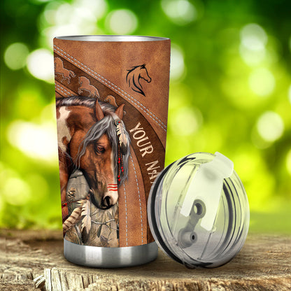 Love Horses - Personalized Horse Tumbler