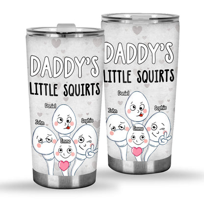 Dad's Little Squirts - Personalized Father Tumbler