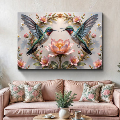 Beautiful Hummingbirds Canvas