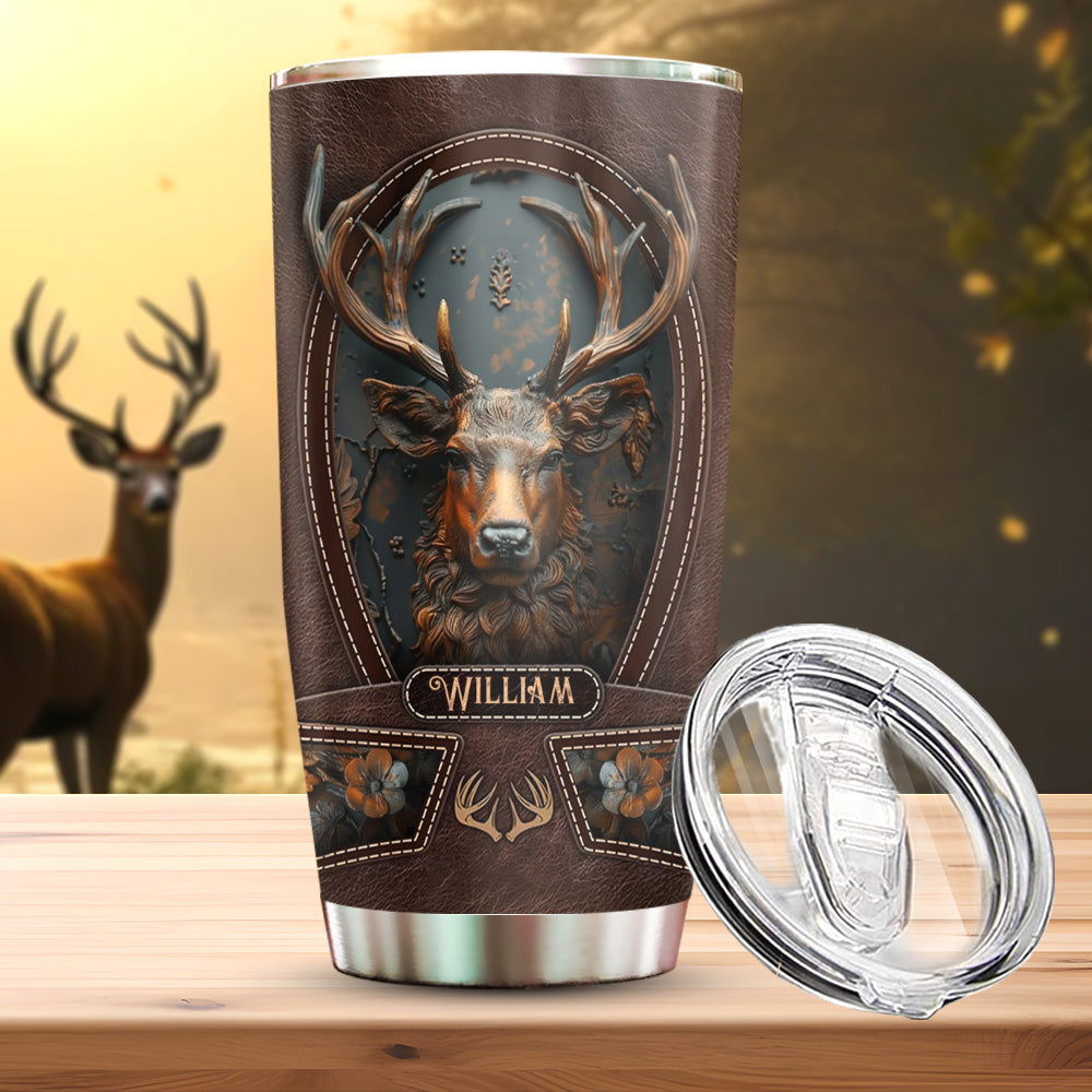 Stunning Deer - Personalized Hunting Tumbler