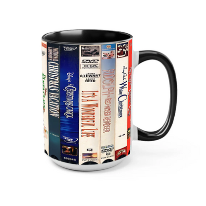 Classic Christmas Movies VHS Collection Accent Mug