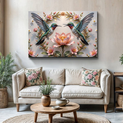 Beautiful Hummingbirds Canvas