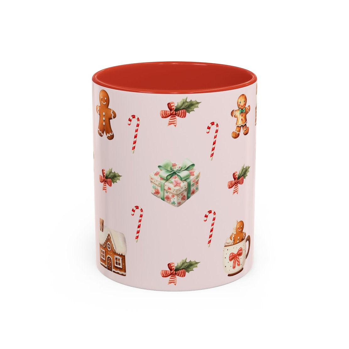 Gingerbread Christmas Accent Mug - Gift For Christmas