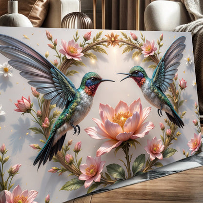 Beautiful Hummingbirds Canvas