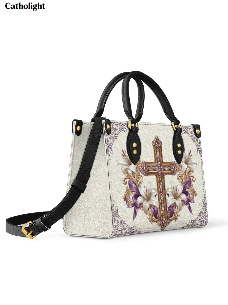 Faith & Florals Leather Bag