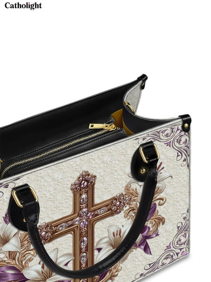 Faith & Florals Leather Bag