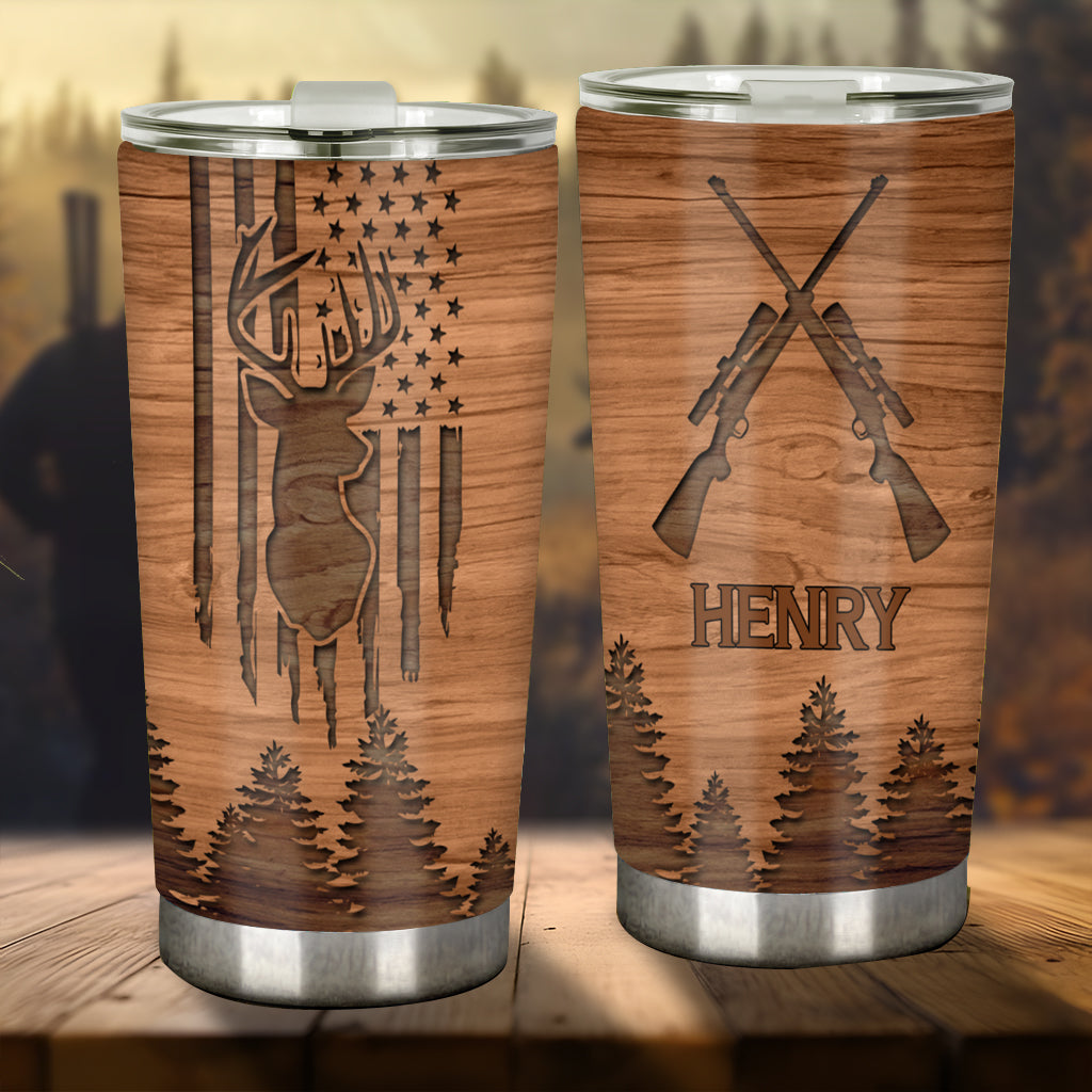 Deer Hunting - Personalized Hunting Tumbler