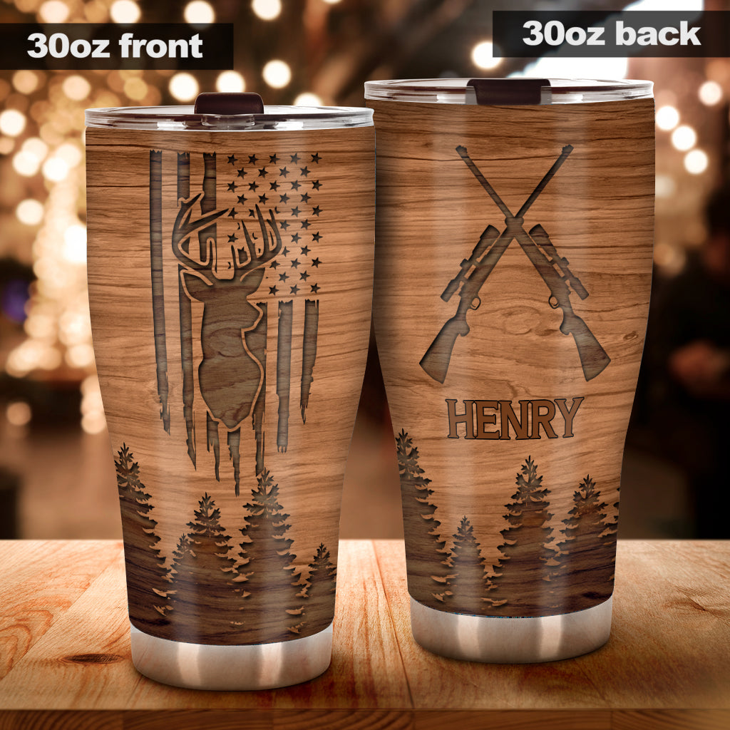 Deer Hunting - Personalized Hunting Tumbler