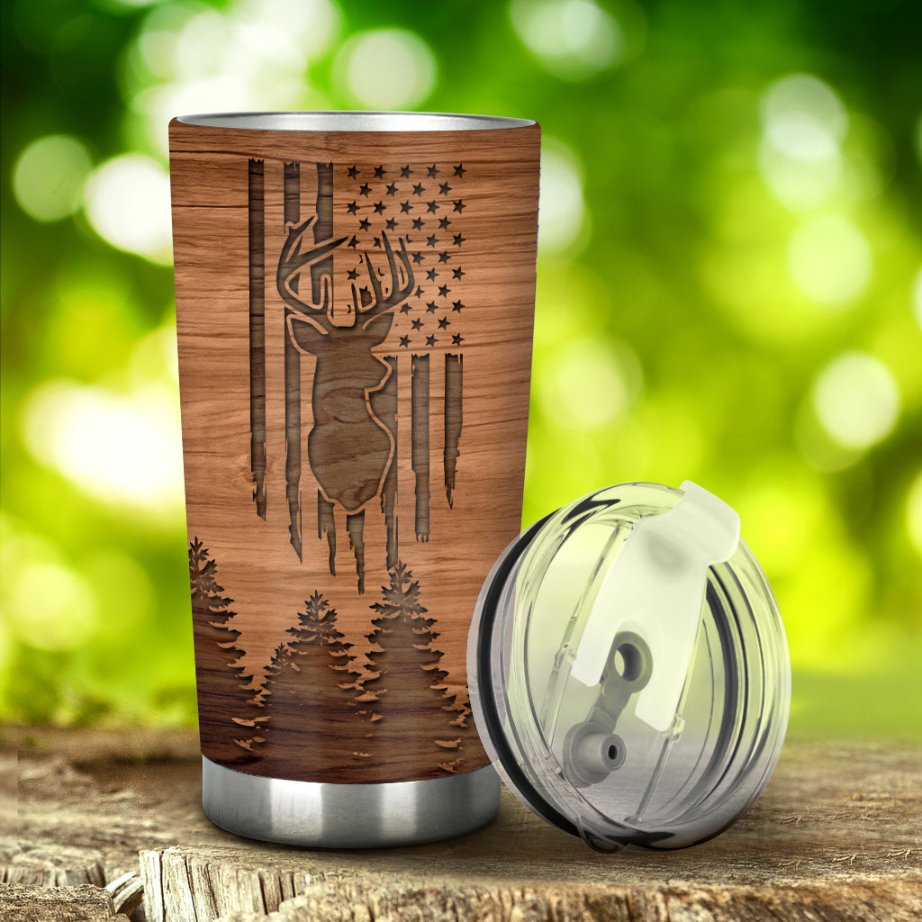 Deer Hunting - Personalized Hunting Tumbler