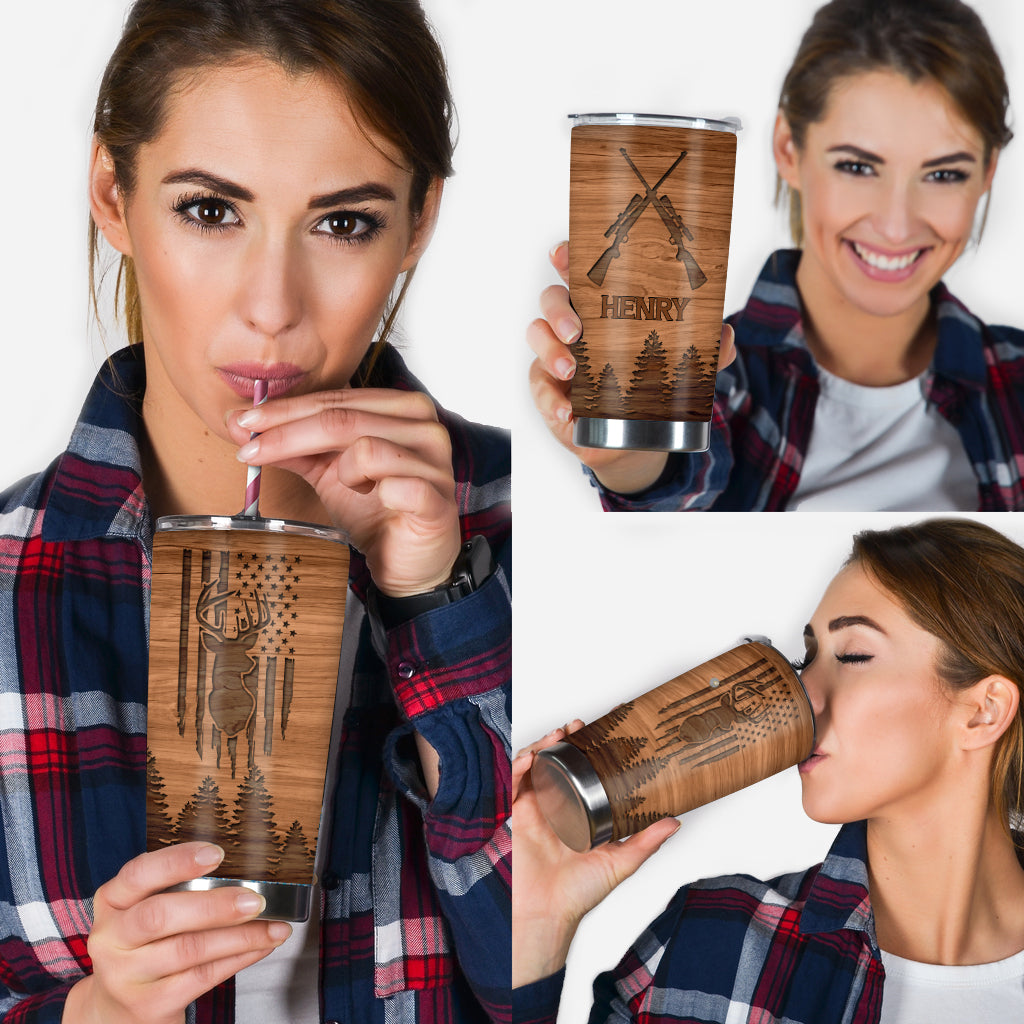 Deer Hunting - Personalized Hunting Tumbler