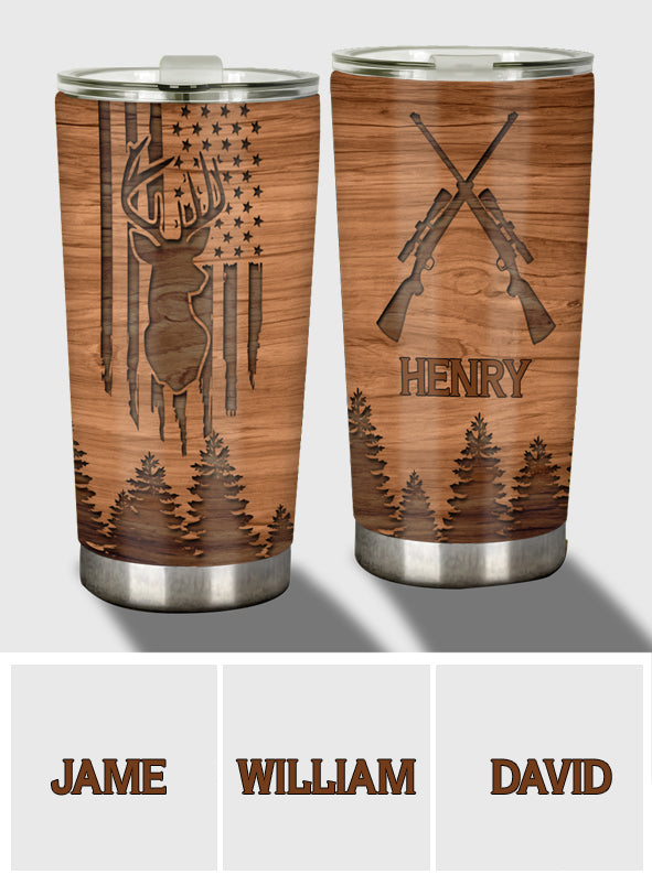 Deer Hunting - Personalized Hunting Tumbler