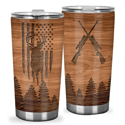 Deer Hunting - Personalized Hunting Tumbler