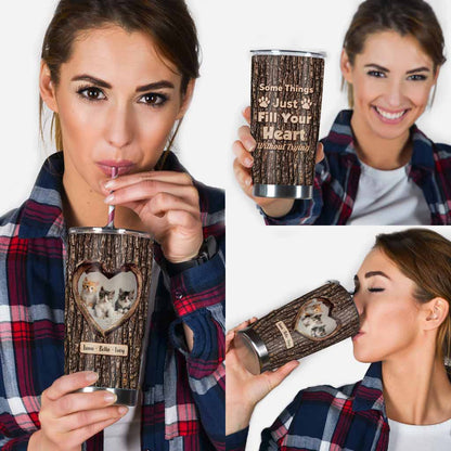 Fill Your Heart - Personalized Cat Tumbler