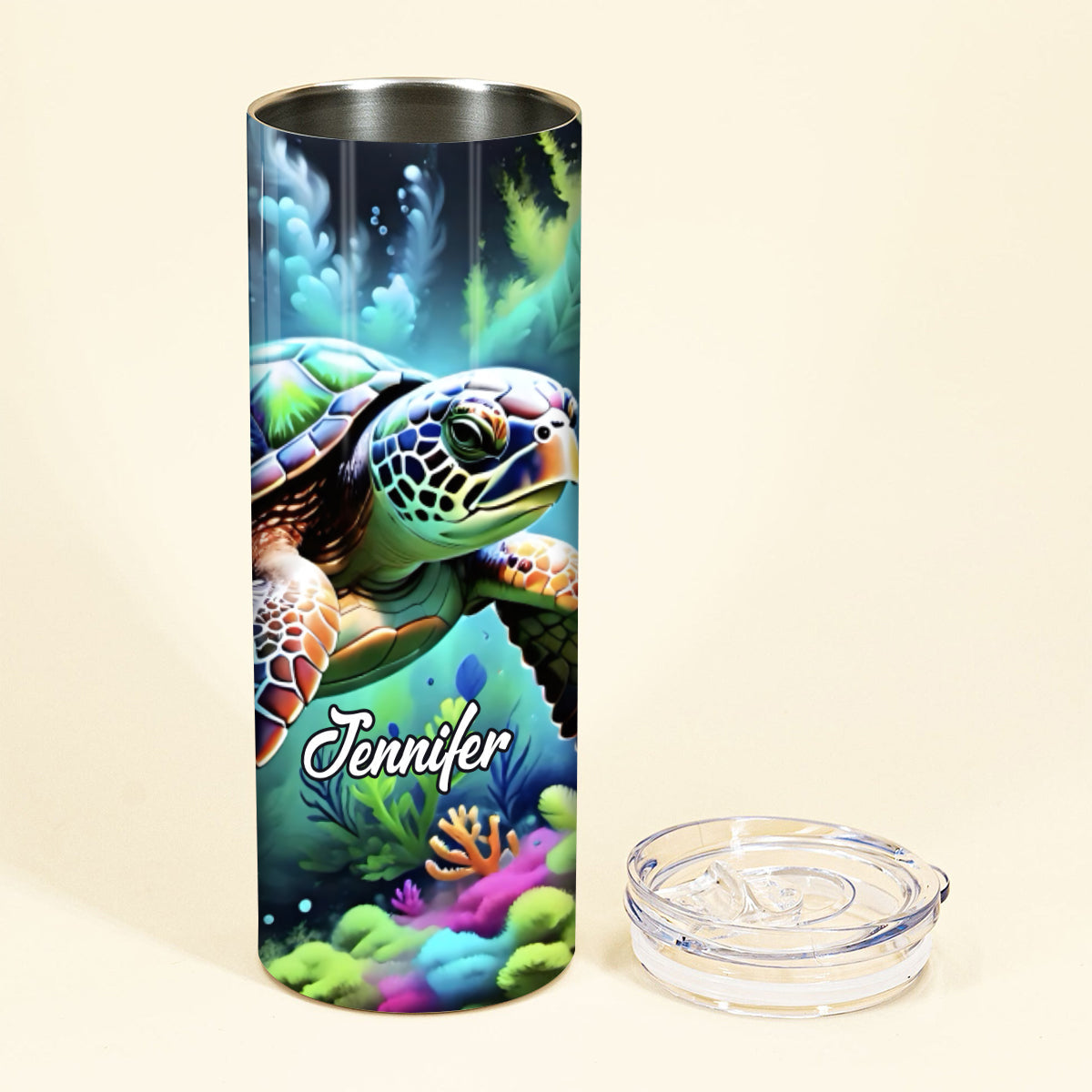 Love Turtles - Personalized Turtle Skinny Tumbler