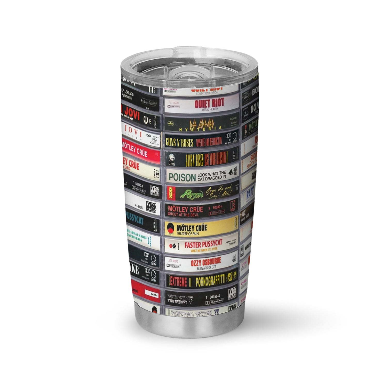 Metal Heavy Metal Kings Classic Rock Tapes Cassette Tumbler