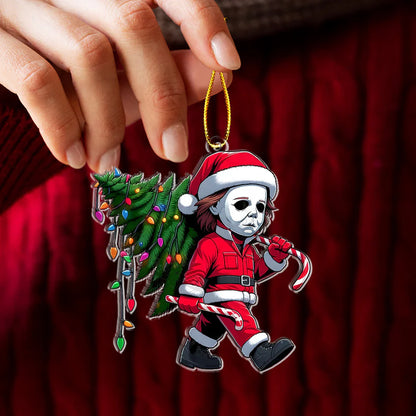 Funny Christmas Horror Character Myers Christmas Ornament