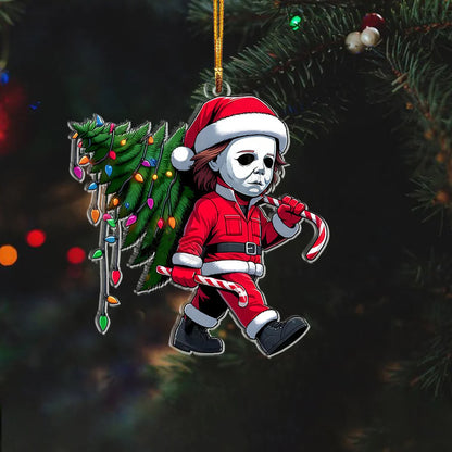 Funny Christmas Horror Character Myers Christmas Ornament