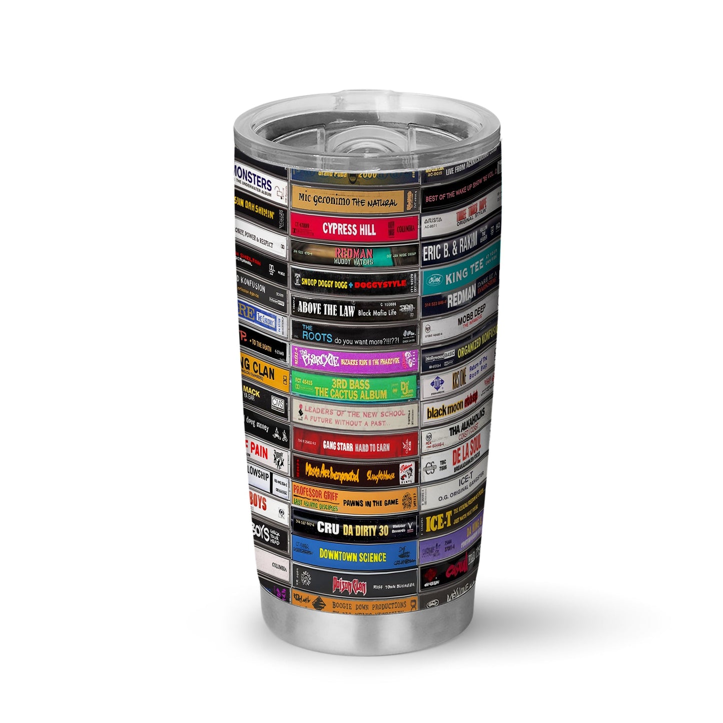 Classic 80’s & 90’s Hip Hop Tapes Cassette Tumbler