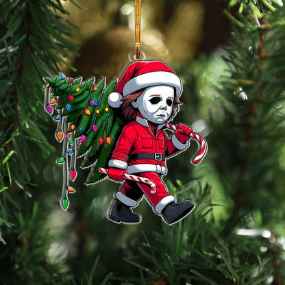 Funny Christmas Horror Character Myers Christmas Ornament