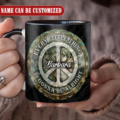 Tree Of Life Hippie - Personalized Hippie Accent Mug