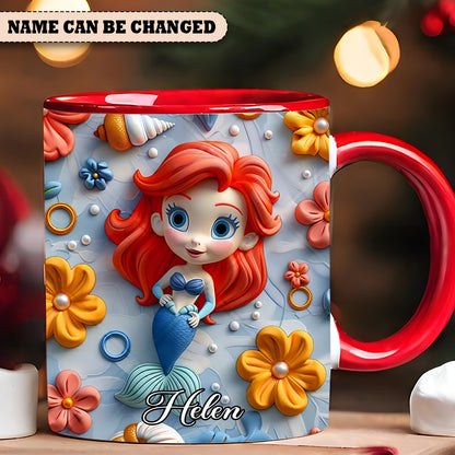 DN Beautiful Princess Of Ocean Accent Mug