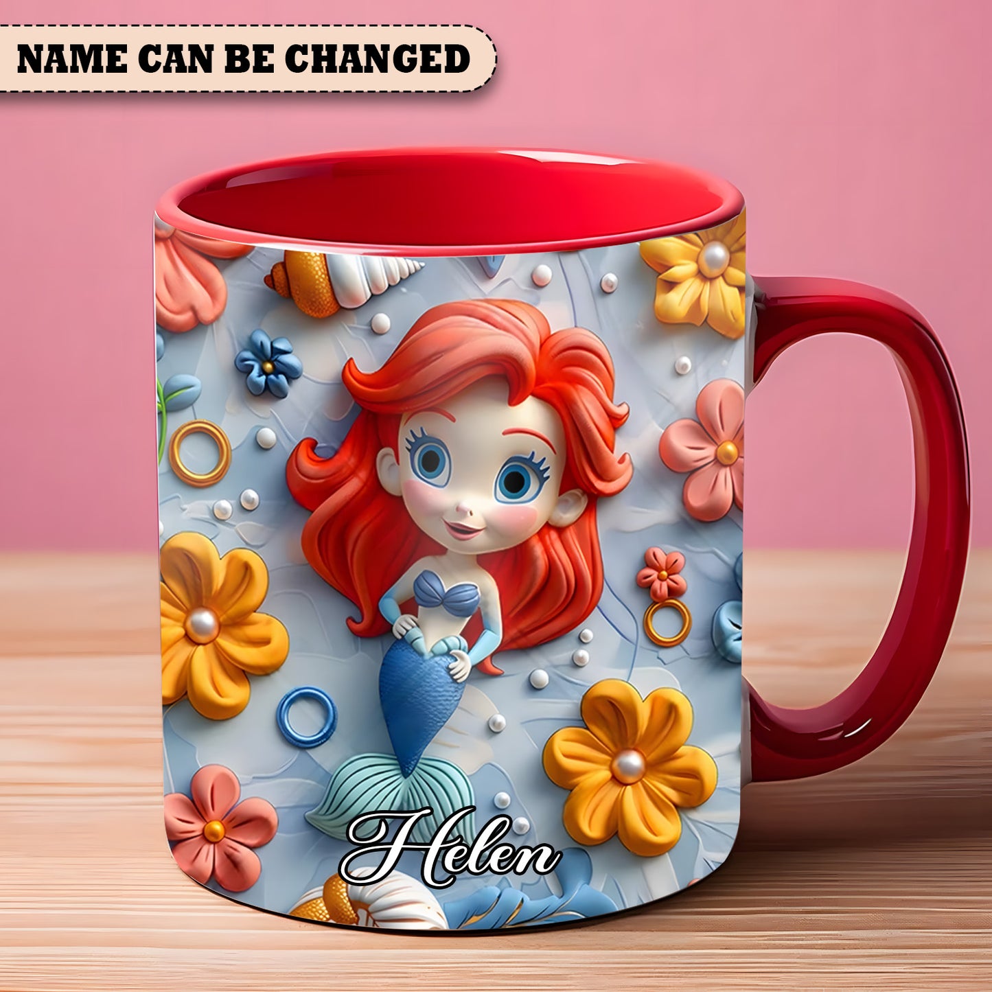 DN Beautiful Princess Of Ocean Accent Mug