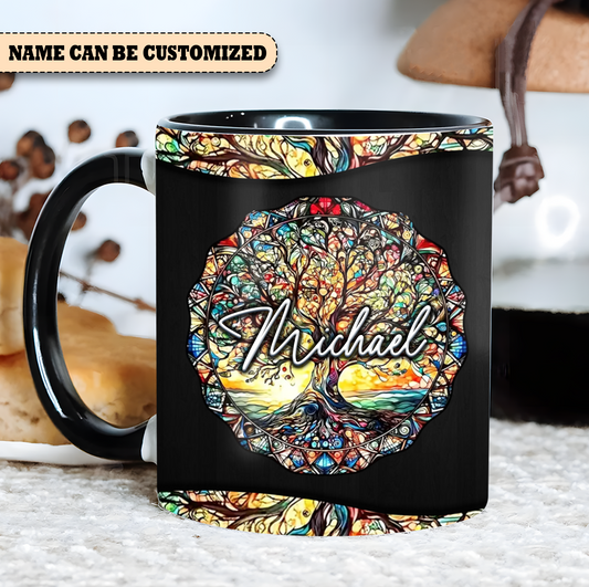 Tree Of Life  - Personalized Hippie Accent Mug