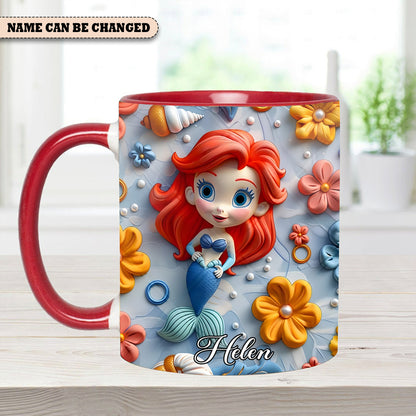 DN Beautiful Princess Of Ocean Accent Mug