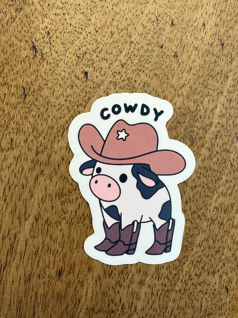 Cowdy Cowboy Sticker – Soul Flower