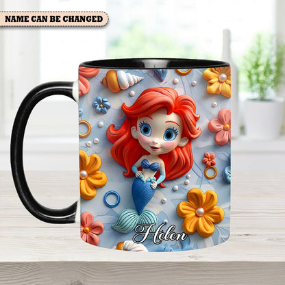 DN Beautiful Princess Of Ocean Accent Mug