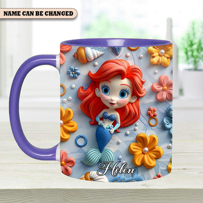 DN Beautiful Princess Of Ocean Accent Mug