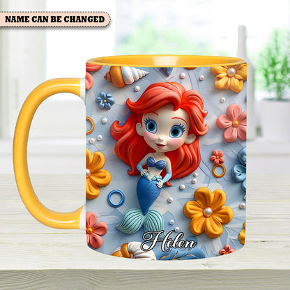 DN Beautiful Princess Of Ocean Accent Mug