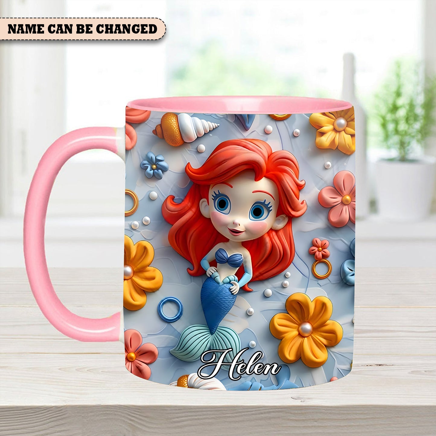 DN Beautiful Princess Of Ocean Accent Mug