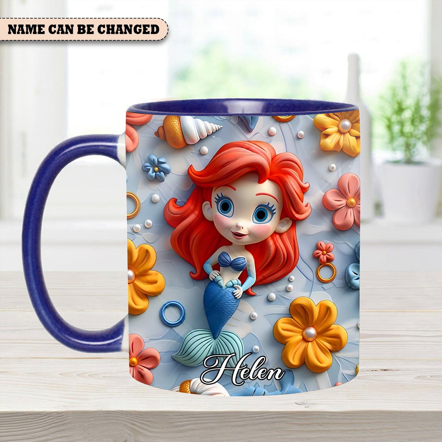 DN Beautiful Princess Of Ocean Accent Mug