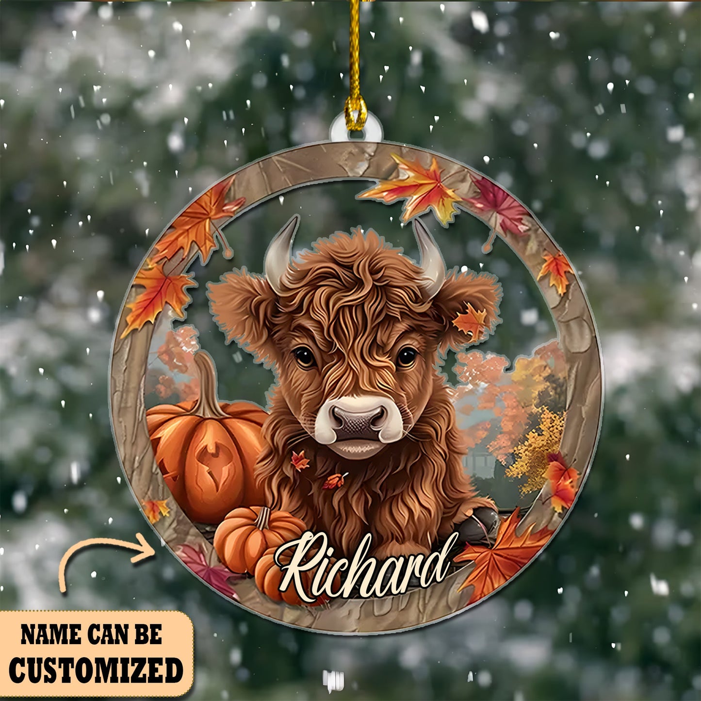 Cow Ornament Christmas