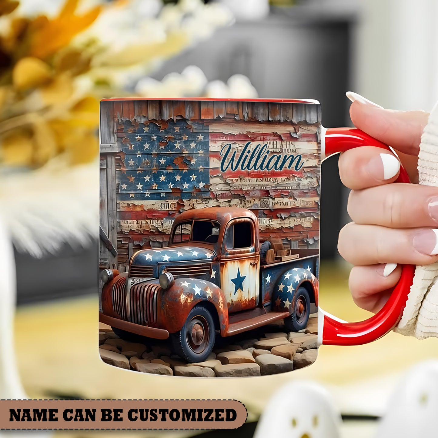 Truck Independence  - Personalized Truck Accent Mug