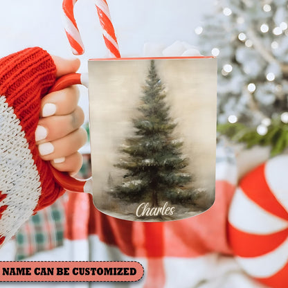 Christmas Tree Personalized Accent Mug