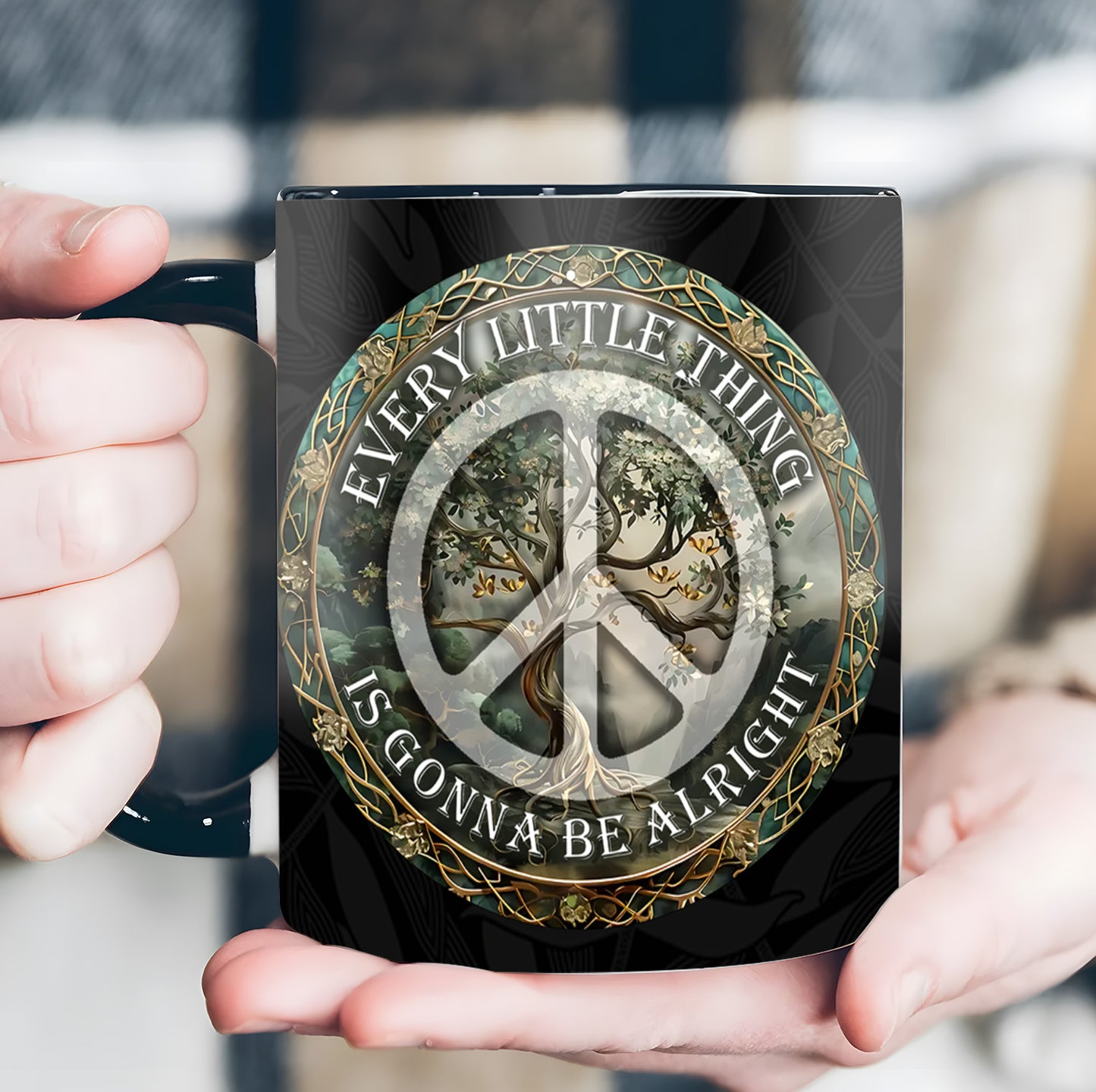 Tree Of Life Hippie - Personalized Hippie Accent Mug