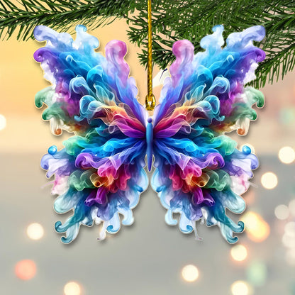 Butterfly Colorful  Acrylic Ornament Gift For Nature