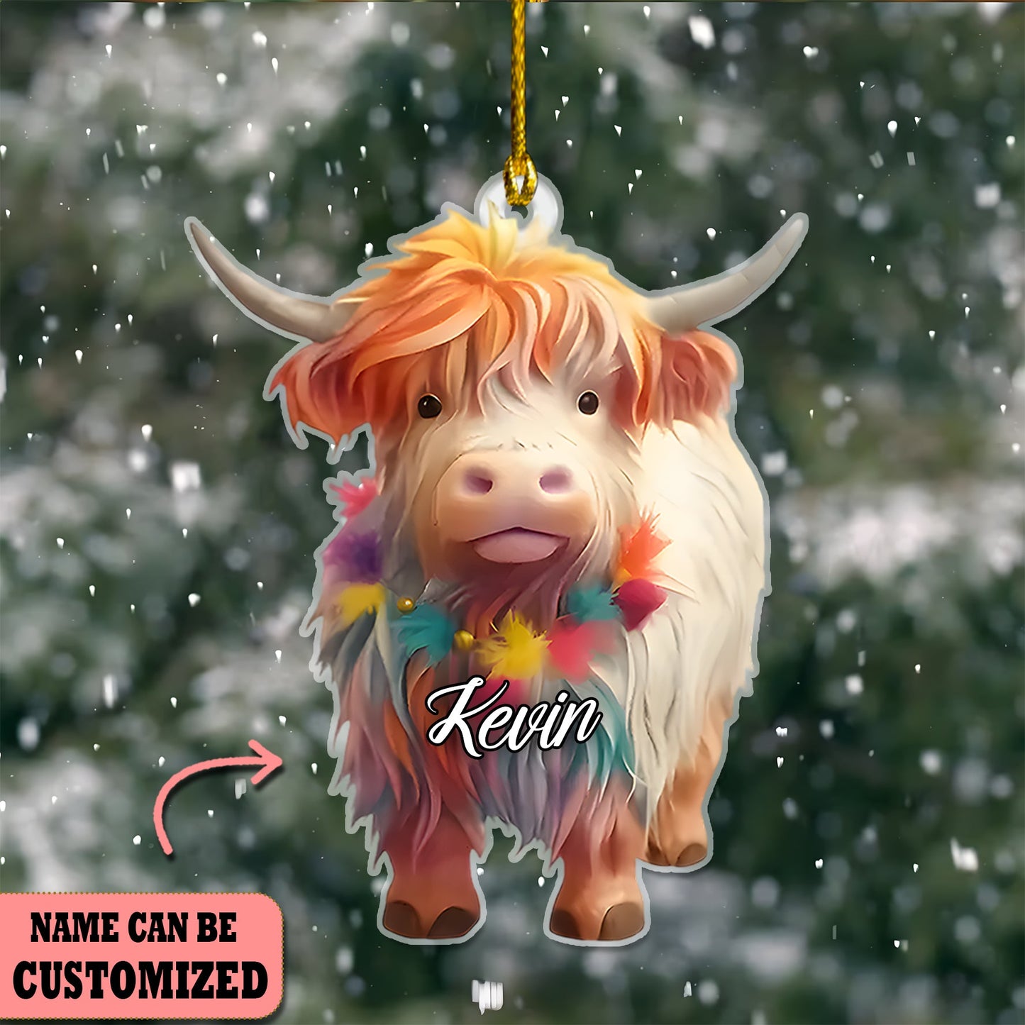 Cow Cute Ornament Christmas