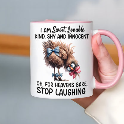 I Am Sweet Loveable Kind - Chicken Accent Mug