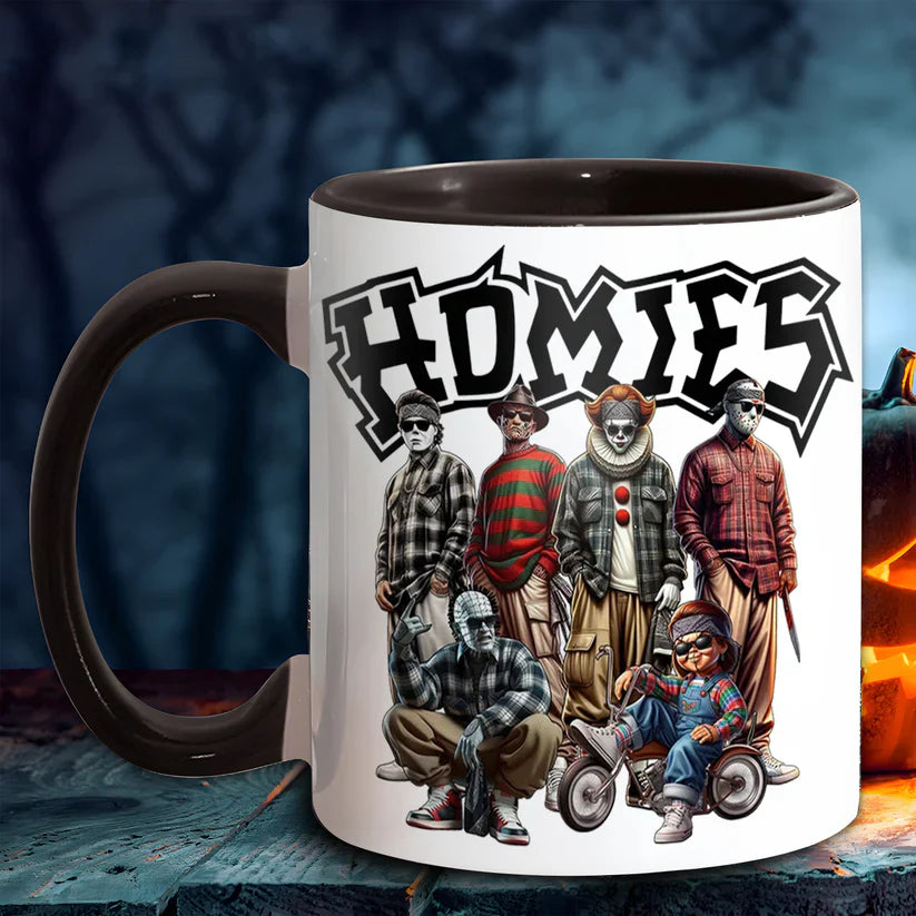 Halloween Horror Character Movies Homies Accent Mug