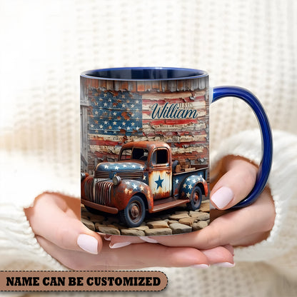 Truck Independence  - Personalized Truck Accent Mug