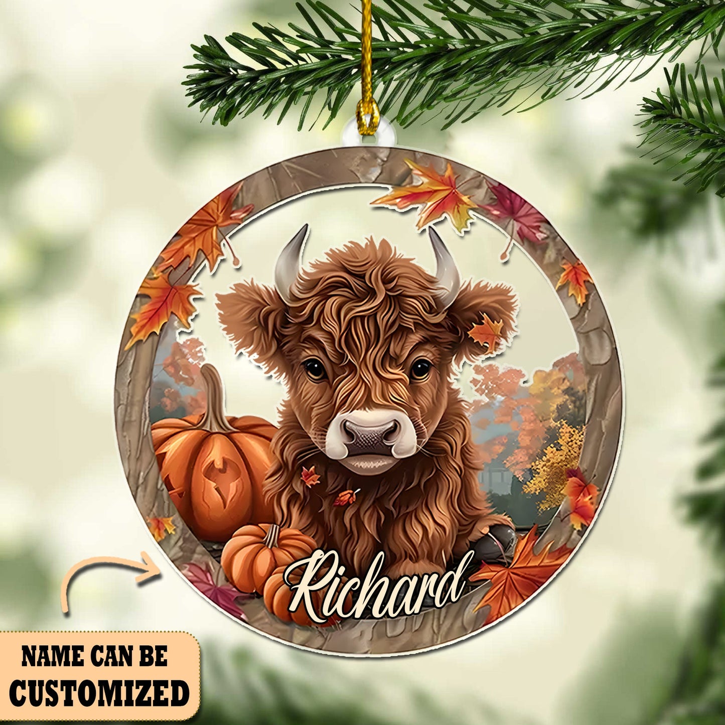 Cow Ornament Christmas