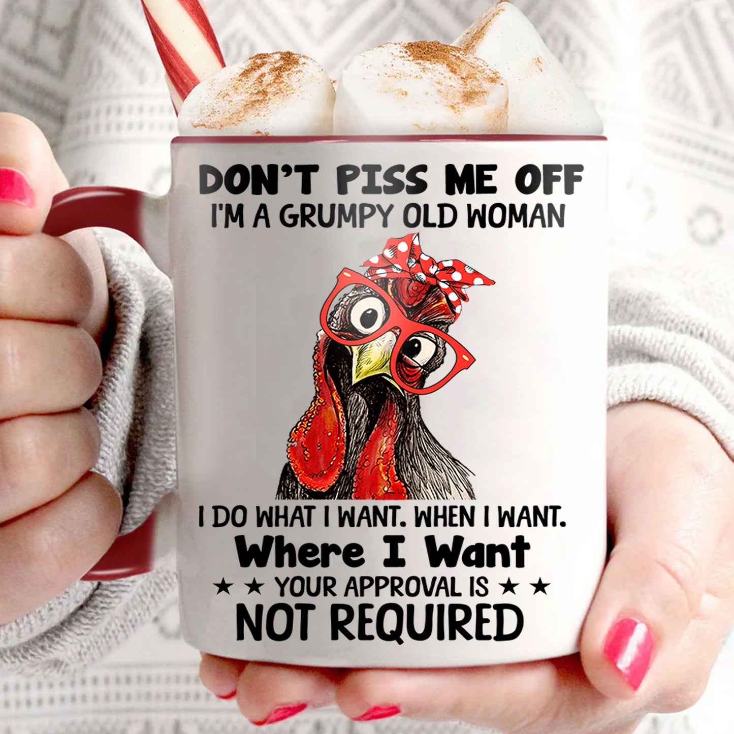 Don't Piss Me Off - Chicken Accent Mug