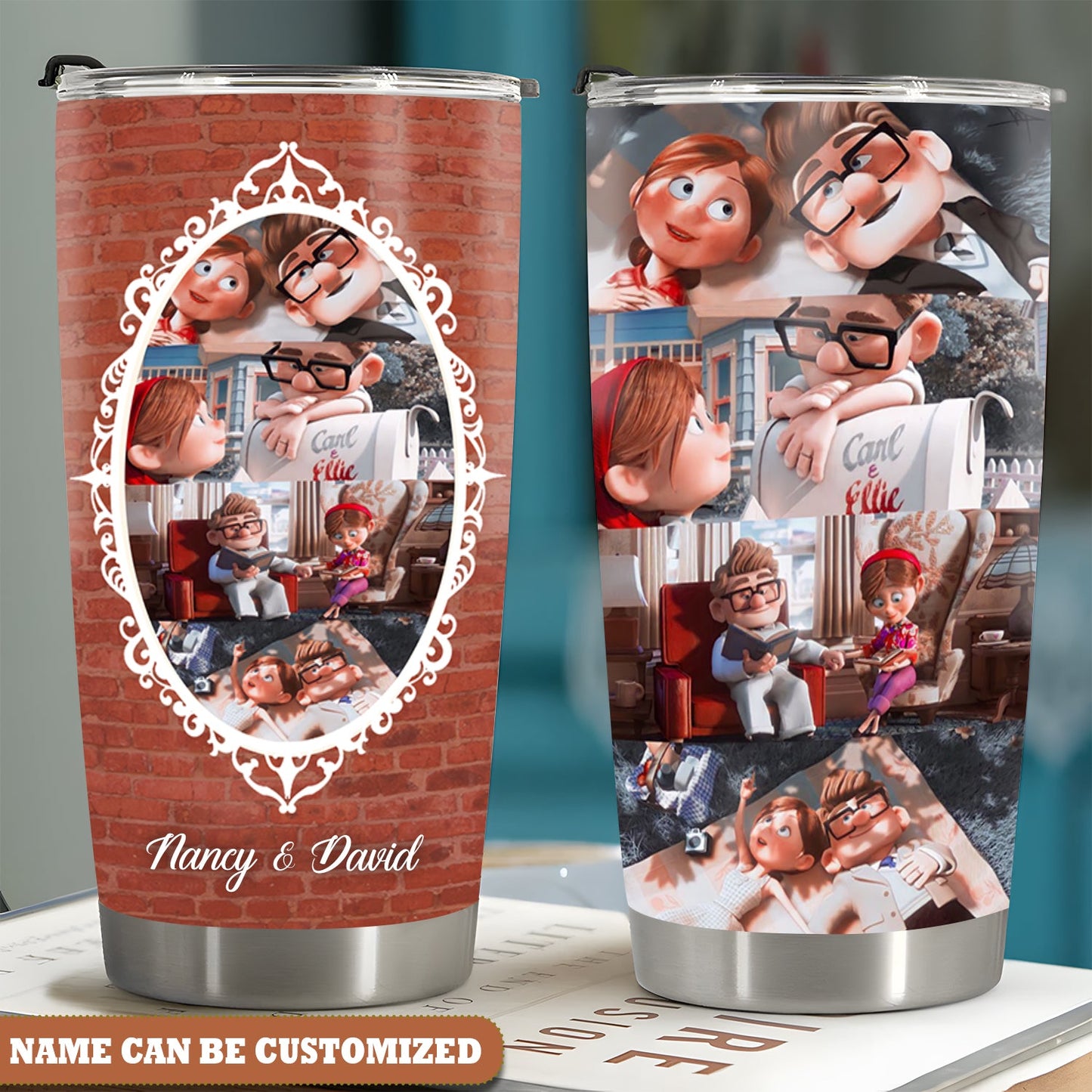 Personalized Couple Married Gift Tumbler