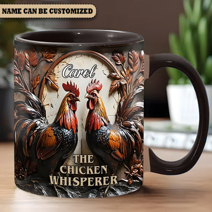 The Chicken Whisperer  - Personalized Chicken Accent Mug