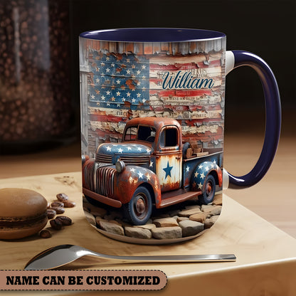 Truck Independence  - Personalized Truck Accent Mug