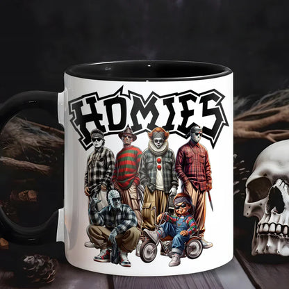 Halloween Horror Character Movies Homies Accent Mug